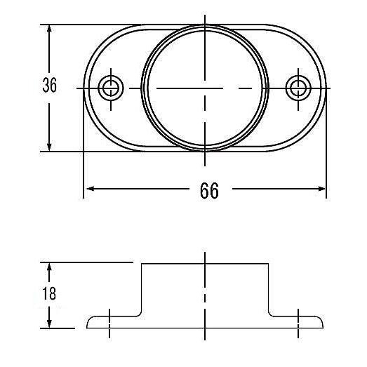 ステンパイプ用パーツ 2点止めソケット 32ミリ ダイカストクローム