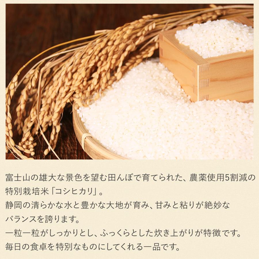 コシヒカリ 【令和7年産】農薬5割減 特別栽培米 静岡県産 産地直送