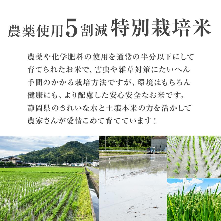 ミルキークイーン 【令和7年産】農薬5割減 特別栽培米 静岡県産 5kg 減