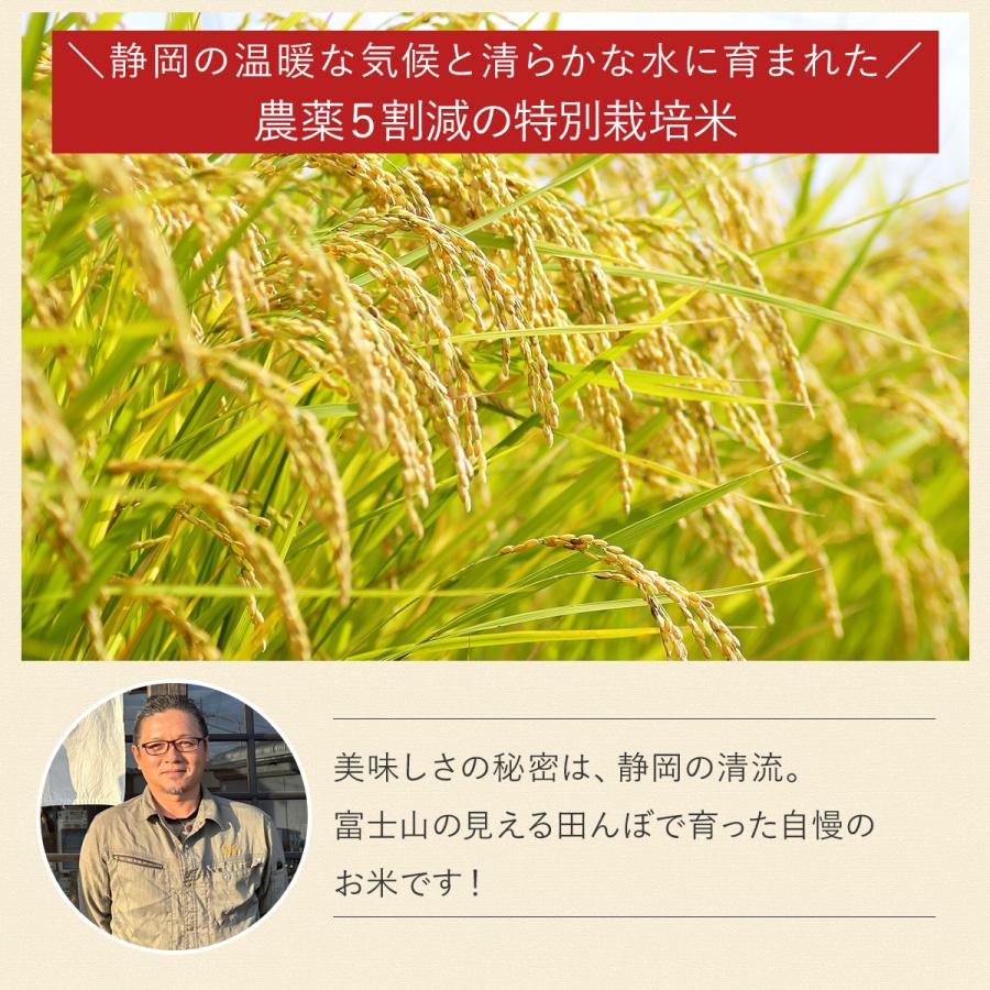 ミルキープリンセス 【令和7年産】農薬5割減 特別栽培米 静岡県産 産地