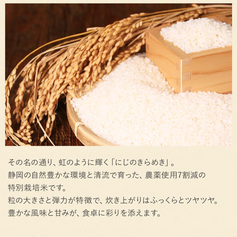 令和7年産】農薬7割減 特別栽培米 にじのきらめき 産地直送 10kg 5kg×2
