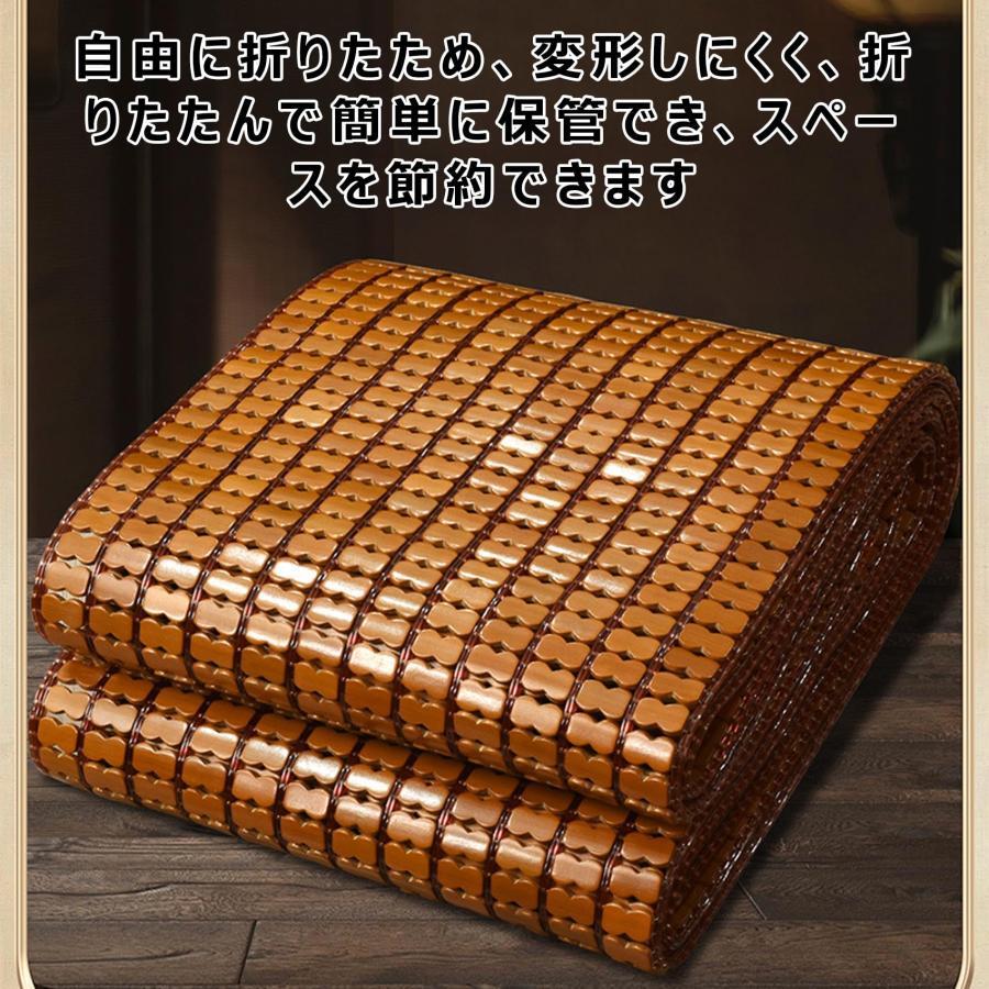 竹マット 夏用 冷感ベッドマット 枕カバー付き 竹シーツ 敷 竹マット 夏用 冷感ベッドマット 枕カバー付き 竹シーツ 敷
