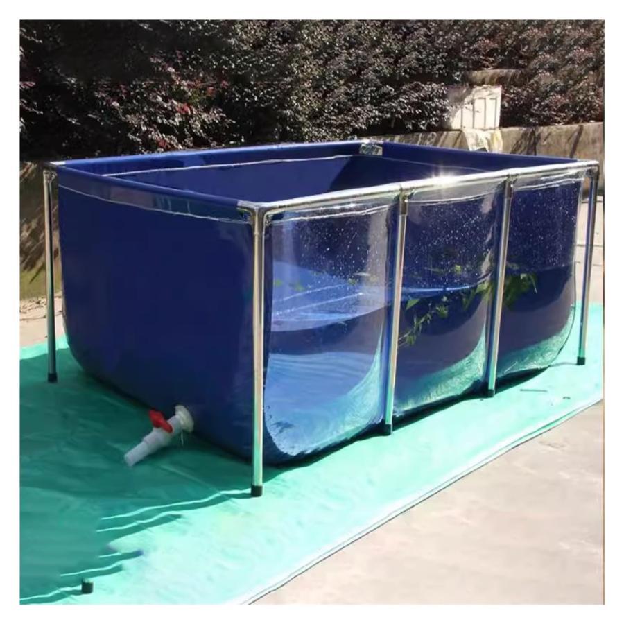 サポート付きキャンバス養魚池、養殖水槽水槽大型厚みのある サポート付きキャンバス養魚池、養殖水槽水槽大型厚みのある