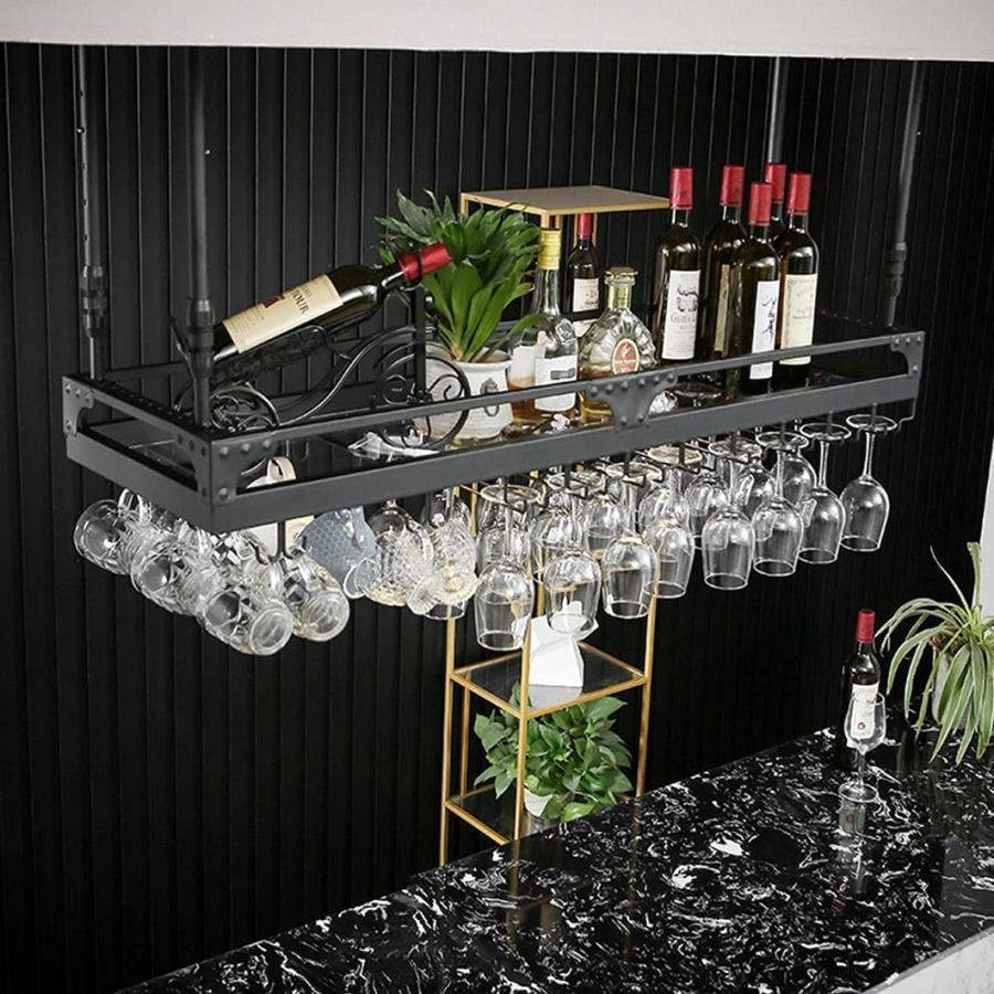 酒 棚 ラック ワインぐらすホルダー 吊り下げ ワインラック 天井 酒 棚 ラック ワインぐらすホルダー 吊り下げ ワインラック 天井