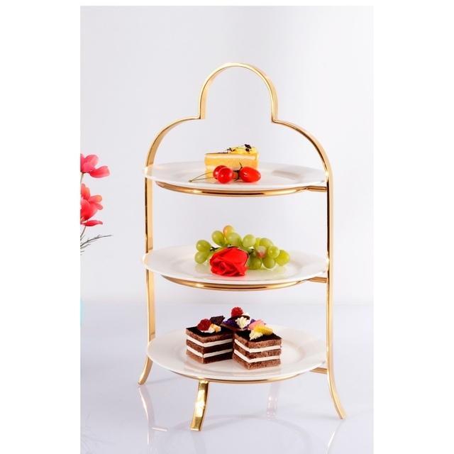 ケーキ スタンド プレート 3段セット アフタヌーンティー フルーツ  