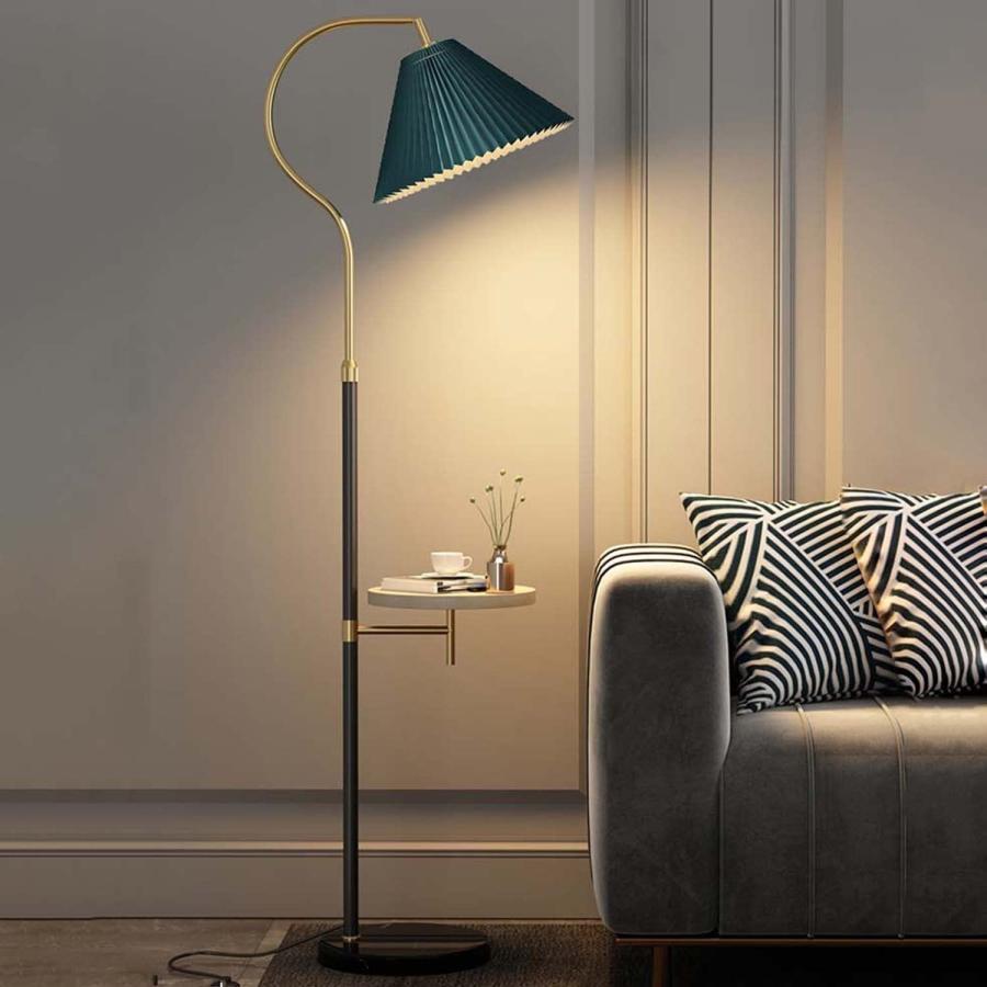 アンティーク 木製 拡張式 シェードランプ フロアライト 照明器具 間接