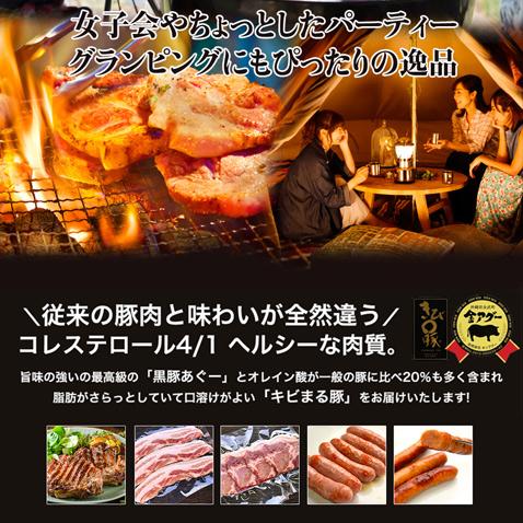 あぐー豚 アグー豚 高級 国産 焼肉 肉 BBQ バーベキュー セット19人〜20人前｜yamasyoo｜02