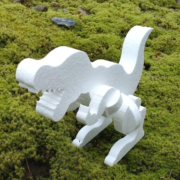 恐竜 工作キット ティラノサウルス 発泡スチロール製模型 Kitto Tyrannosaurus ヤマタミ 通販 Yahoo ショッピング