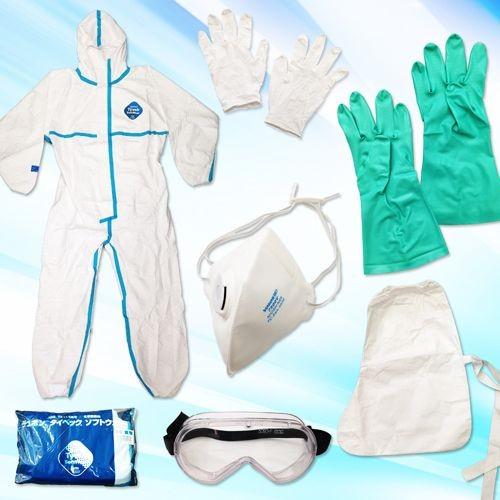 コロナ 防護服 タイベック2型 放射能除染用 感染症防護対策キットICY