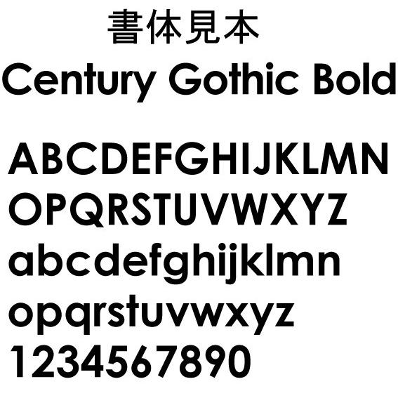 書体【CenturyGothicBold】 おしゃれな切り文字　立体的な切り文字　日本全国にスピード配送。｜yamato-design｜02