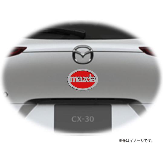 マツダエンブレム 楕円型 赤 : ヤマトデザインヤフー店 - 通販 - Yahoo