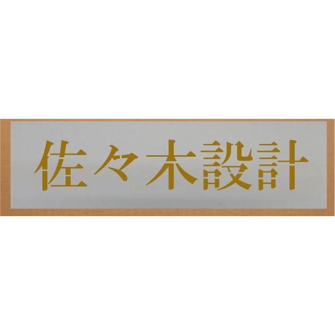 100 の保証 ステンシル 文字サイズ 縦1mm 漢字 カナ 明朝体 5文字 文字の内容は自由です 吹き付け板 刷り込み板 100 の保証 Unreditora Unr Edu Ar