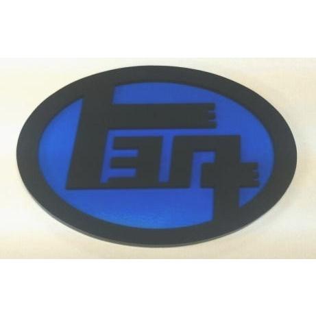 珍しい トヨタエンブレム トヨタカタカナエンブレム黒青 110mmx75mm アクリル艶消し黒色 アクリル艶消し黒色 青色カッティングシート 史上最も激安 Iniciatupyme Cl