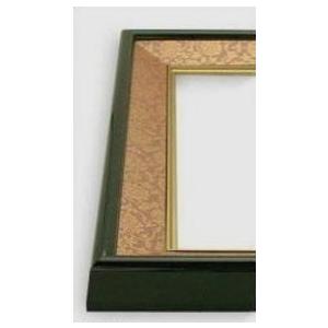 家紋 丸に隅立て四ツ目 色紙額入り家紋 エンジドンス仕上げ 高級