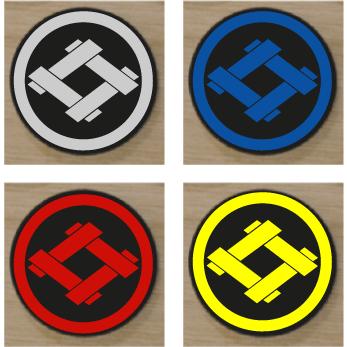 家紋エンブレム20cm 【丸に組み井桁】 : ヤマトデザインヤフー店
