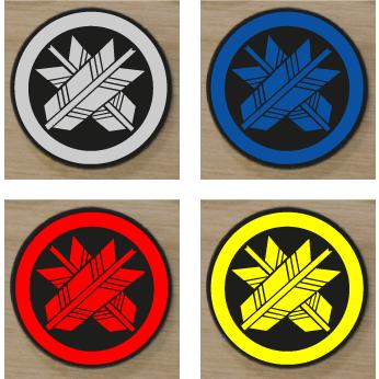 家紋エンブレムcm 丸に違い矢 Kamonemb0 84 ヤマトデザインヤフー店 通販 Yahoo ショッピング