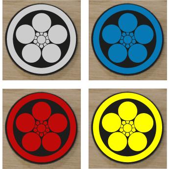 丸に梅鉢 家紋エンブレム 5cm : ヤマトデザインヤフー店 - 通販