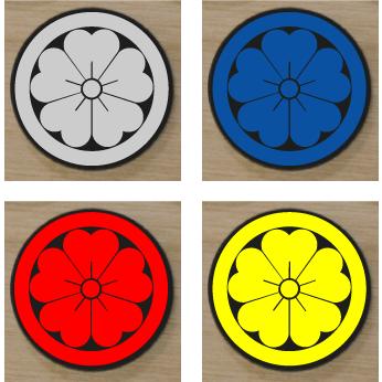 丸に桜 家紋エンブレム 5cm : ヤマトデザインヤフー店 - 通販 - Yahoo