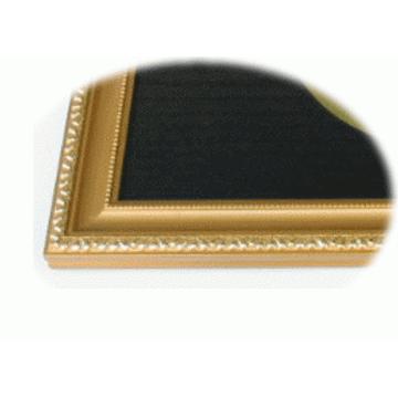 丸に松皮菱 金色額入り家紋 縦型 大判サイズ 額入りの家紋 丸に松皮菱