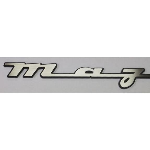 旧マツダエンブレム 【mazda】枠（縁 ふち）付き 354mmx40mm : ヤマト 