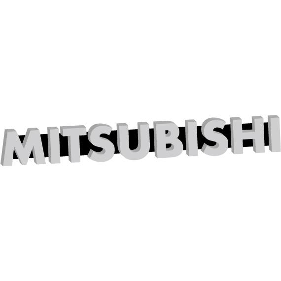 mitsubishiエンブレム 250mmx32mm : ヤマトデザインヤフー店 - 通販