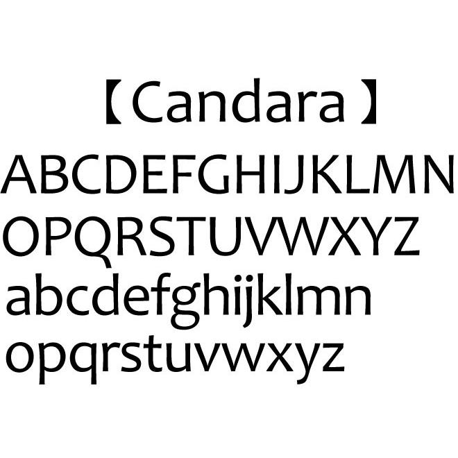 おしゃれな切り文字　書体【Candara】 立体的な切り文字｜yamato-design｜02