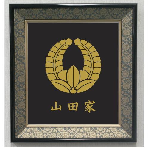 上り藤 色紙額入り家紋 : ヤマトデザインヤフー店 - 通販 - Yahoo
