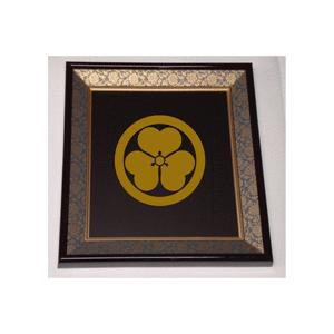 壁掛け額入り家紋 【丸に片喰】 : ヤマトデザインヤフー店 - 通販