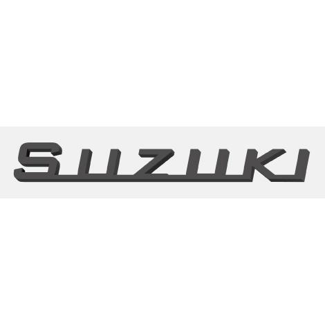 エンザイム SUZUKIエンブレム 265mmx33mm アクリル艶消し黒色5mm厚 : ヤマト
