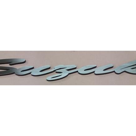 SUZUKIエンブレム 200mmx26mm ステンレスヘアーライン仕上げ : ヤマト