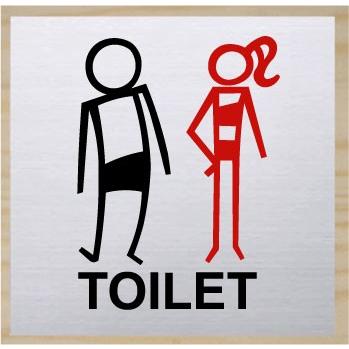 おしゃれなトイレプレート ステンレス製 cm トイレマーク トイレプレート Top0 500 ヤマトデザインヤフー店 通販 Yahoo ショッピング