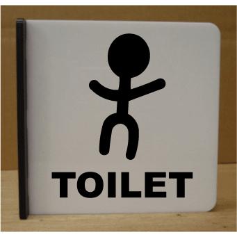 トイレマーク トイレプレート 突き出し型 両面印字 トイレマーク イラストおしゃれ 取り付け簡単 両面テープ付き Tot117 ヤマトデザインヤフー店 通販 Yahoo ショッピング