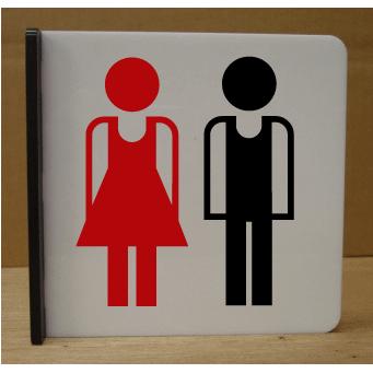 トイレマーク トイレプレート 突き出し型 両面印字 トイレマーク イラストおしゃれ 取り付け簡単 両面テープ付き Tot31 ヤマトデザインヤフー店 通販 Yahoo ショッピング