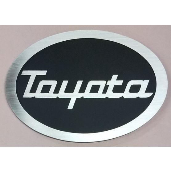 トヨタエンブレム 楕円型10 HL−黒 : ヤマトデザインヤフー店 - 通販 