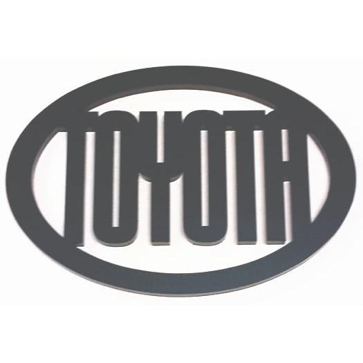 TOYOTAエンブレム 楕円型 黒5mm : ヤマトデザインヤフー店 - 通販 