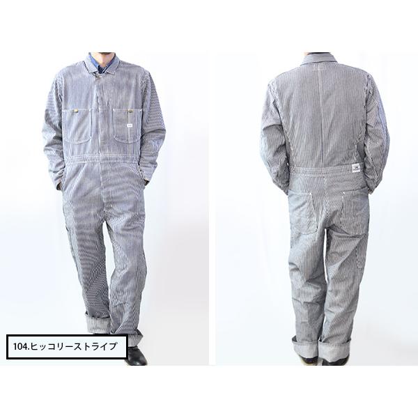ESSO エッソ つなぎ ヒッコリー　オールインワン　メンズ　men's M 楽天市場】Lee オールインワン LM7213 リー ユニオンオール メンズ