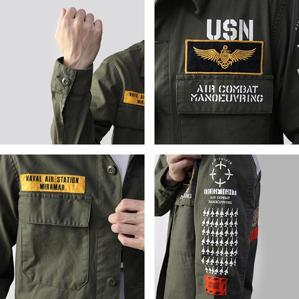 AVIREX（アヴィレックス） シャツ 長袖 シャツジャケット アビレックス