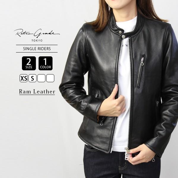 レザージャケット レディース 本革 ラム ラム革 シングルライダースジャケット 革ジャン 上野商会 Single Riders ジャケット アウター L 067 L Navigator 通販 Yahoo ショッピング