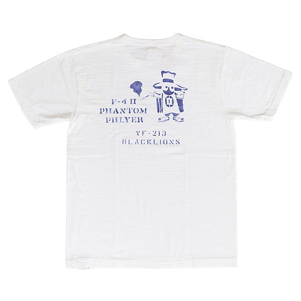 【BUZZ RICKSON'S】 バズリクソンズ 半袖シャツ ステンシルプリント BUZZ RICKSON'S RICKSON バズリクソンズ 半袖 Tシャツ 綿100％ スラブT