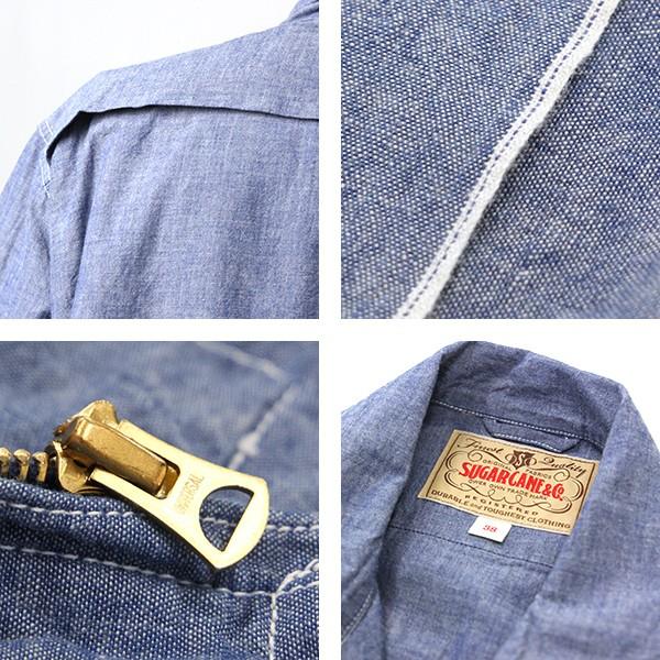 SUGAR CANE シュガーケーン ジャケット アウター 5oz. CHAMBRAY SPORT