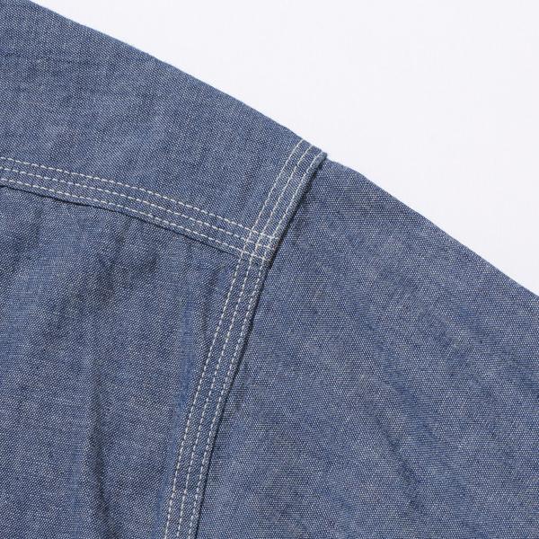 シュガーケーン シャンブレーシャツ SUGAR CANE BLUE CHAMBRAY WORK SHIRT (LONG SLEEVE) SC27850 0119｜yamato-jeans｜09