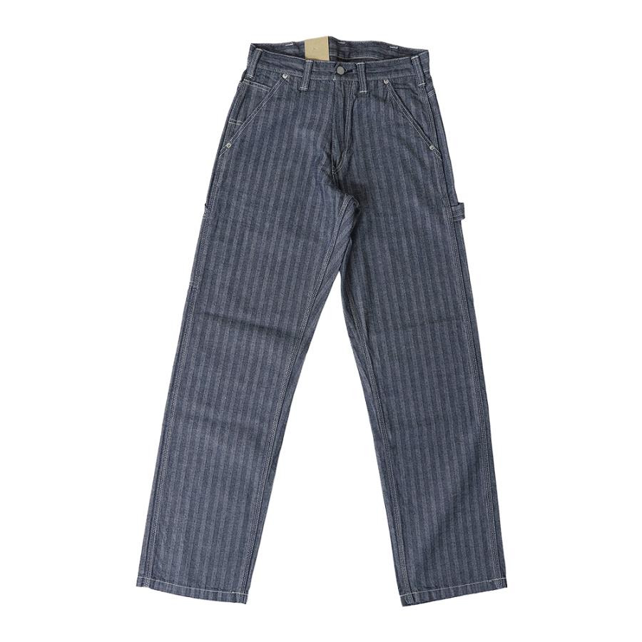 児島ジーンズ KOJIMA JEANS ワークパンツ ヒッコリー ストライプ