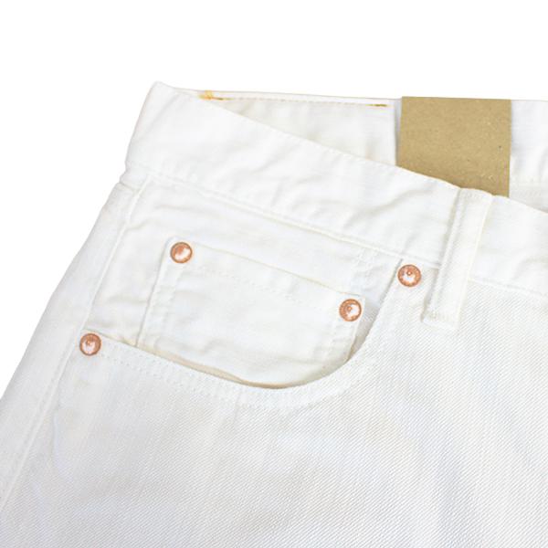 児島ジーンズ メンズ ボトムス ジーンズ ホワイト 9oz ジンバブエ