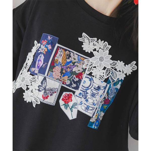 ScoLar（スカラー） iS ScoLar イズスカラー レディース コラージュ柄 