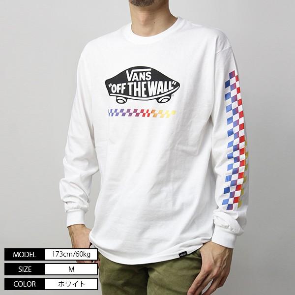 VANS ロンT 長袖Tシャツ メンズ ヴァンズ Tシャツ バンズ CHECK OTW L 
