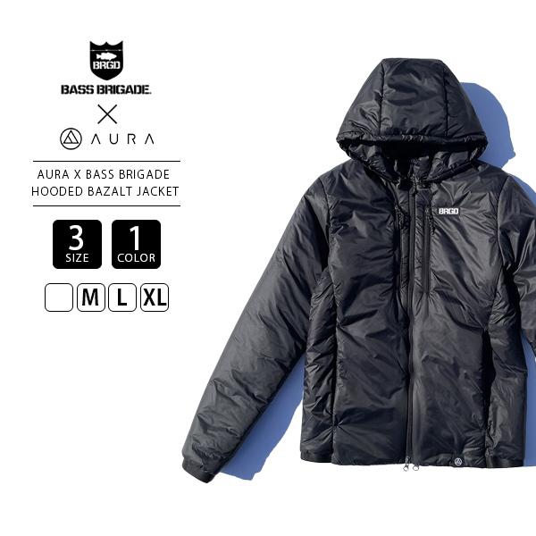 バスブリゲード ジャケット ダウン BASS BRIGADE アウター メンズ AURA コラボ HOODED BAZALT JACKET ABBJ01