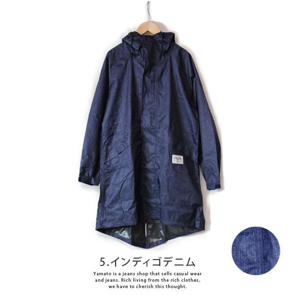 SOMETHING（サムシング） レインコート レディース 自転車 EDWIN