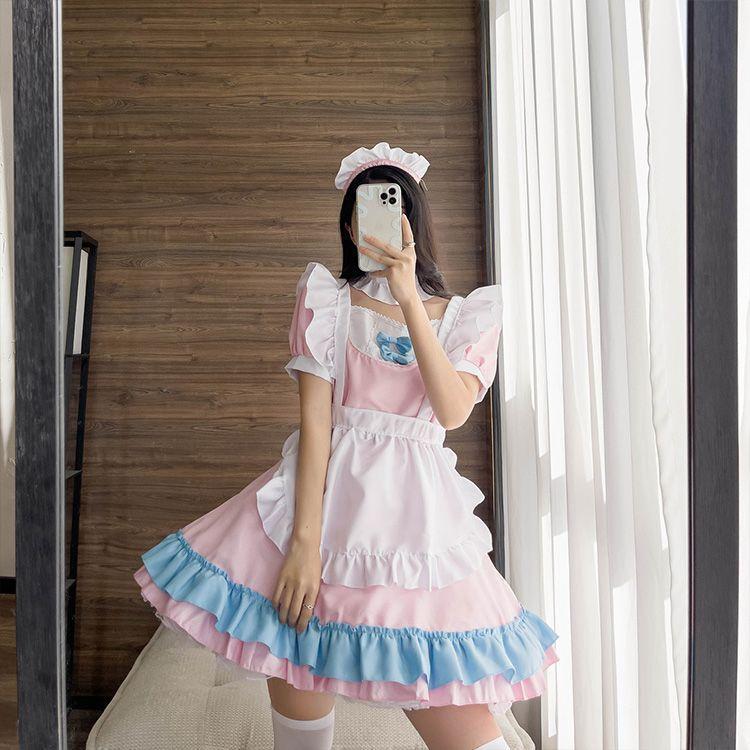 メイド服 ピンク コスプレ レーディス ハロウィン ワンピース メイド服 ピンク コスプレ レーディス ハロウィン ワンピース