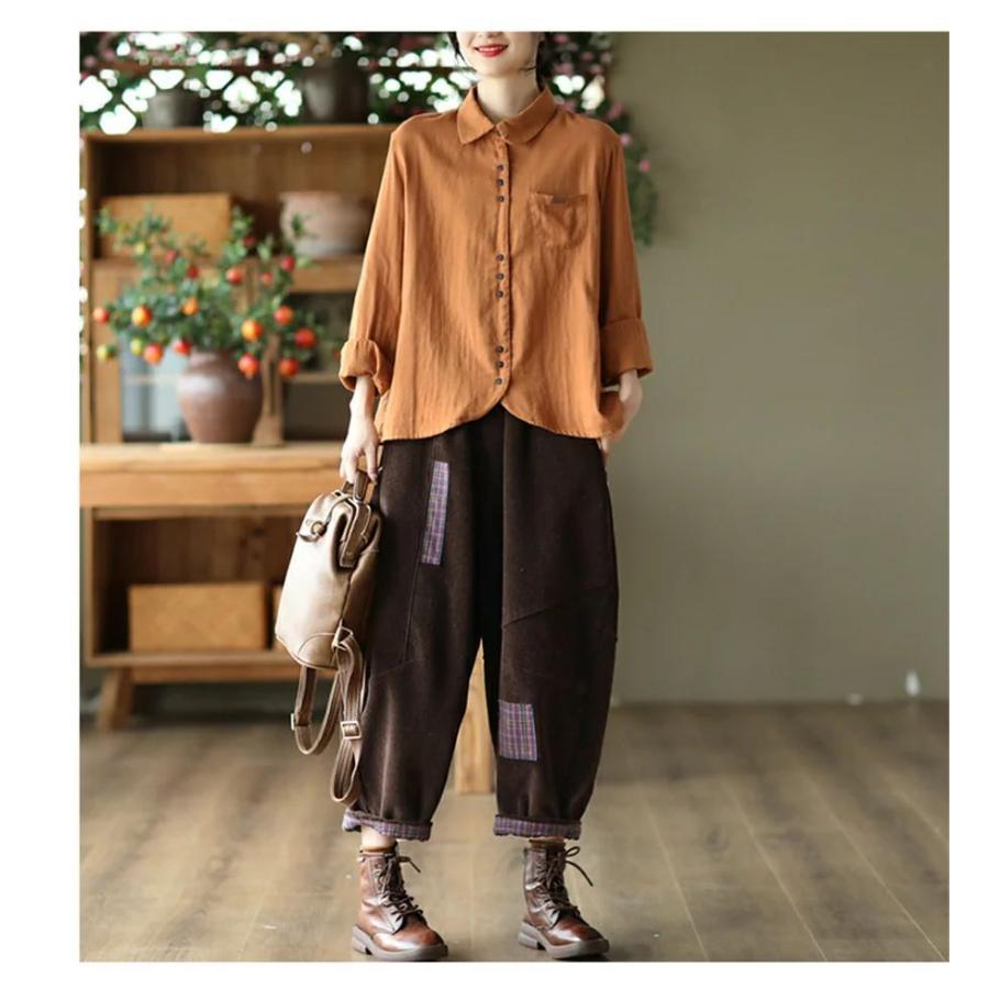 シャツ レディース ガーゼシャツ ダブルガーゼ ゆったり シャツ レディース ガーゼシャツ ダブルガーゼ ゆったり