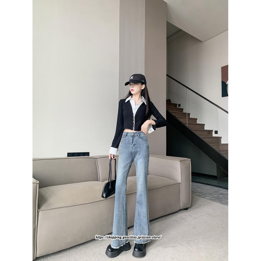 フレアジーンズ デニムパンツ レディース ベルボトム ブーツ フレアジーンズ デニムパンツ レディース ベルボトム ブーツ